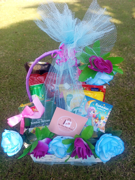 Blue & Purple Theme Special Ramadan Basket
