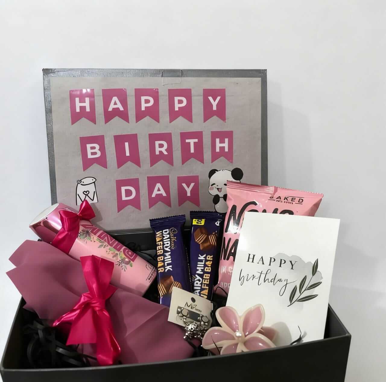 Black & Pink Theme Box For Girls