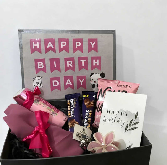 Black & Pink Theme Box For Girls